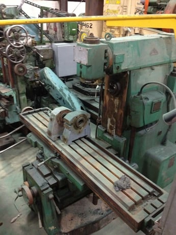Polamco #FW41M, horizontal/vertical mill, 15-3/4" x78" table, pendant Control, 15 HP, #57501 - Image 2
