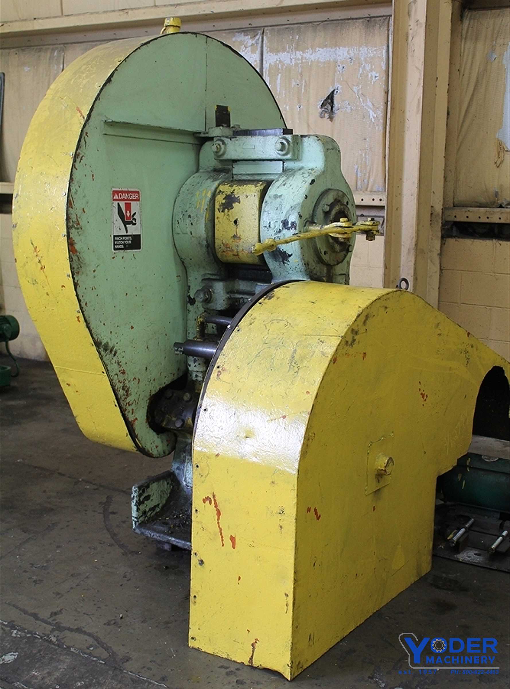 Hilles & Jones #2, bar & billet shear, 10 HP, 8" blade length, 10" btwn housing, #62794 - Image 5