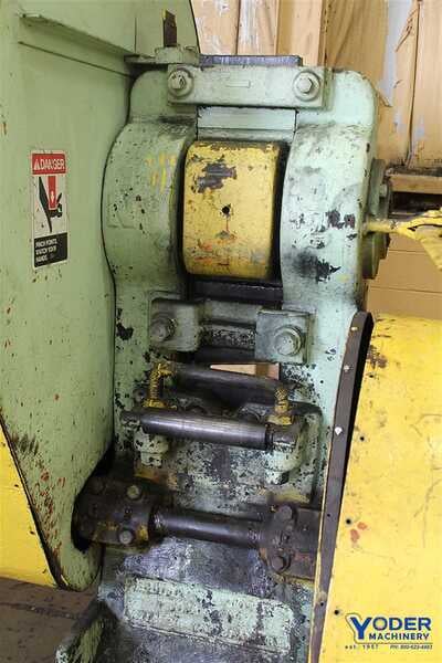 Hilles & Jones #2, bar & billet shear, 10 HP, 8" blade length, 10" btwn housing, #62794 - Image 6