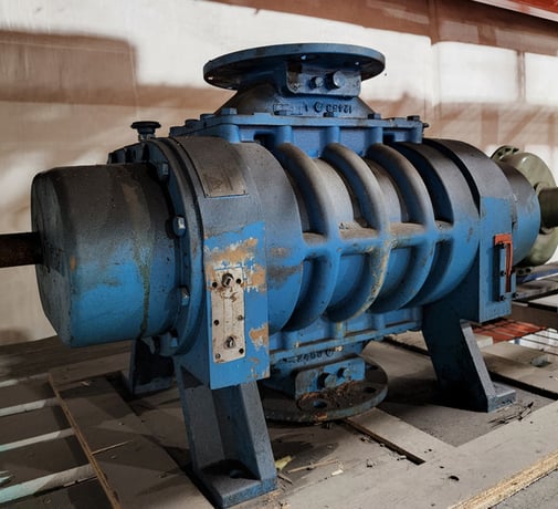 1800 scfm @ 15 psi, Tuthill #PD, positive displacement blower, bare blower - Image 3