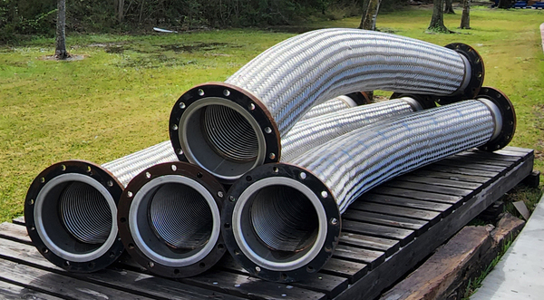 Braided hoses, braided Stainless Steel flanged, #150, 6", 8", 10", 12" diameter, 75 psi - Image 5