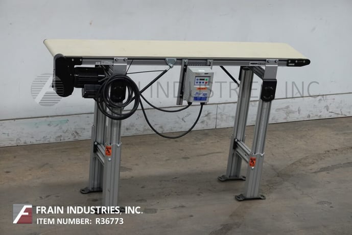 Flap closer & Hot melt glue sealer, Pearson #CS40-G, automatic, inline, left to right, mounted on heavy duty - Image 5