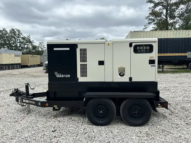 95 KW Atlas Copco #QAS120, diesel, enclosure mounted on trailer, 2013, #89215 - Image 1