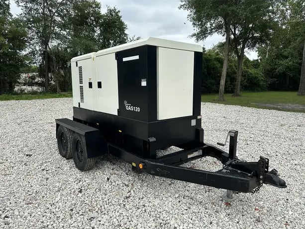 95 KW Atlas Copco #QAS120, diesel, enclosure mounted on trailer, 2013, #89215 - Image 2