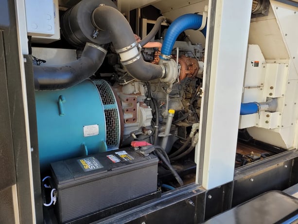 100 KW Multiquip #DCA125USI, diesel, enclosure mounted on trailer, 2011, #89206 - Image 3