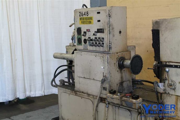 30" x 36" West Bend #AS & Bead, automatic spin & bead forming lathe, automatic cycle hydraulic, #61519 - Image 3