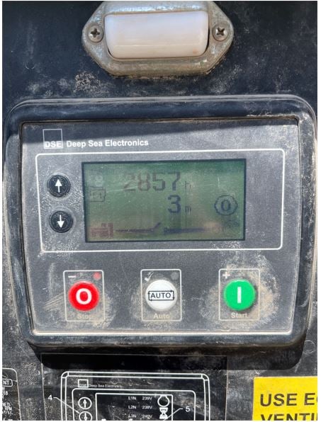 40 KW Chicago Pneumatic #CPG45, trailer mounted, sound attenuated enclosure, Tier 3, 120/240/208/277/480 - Image 4