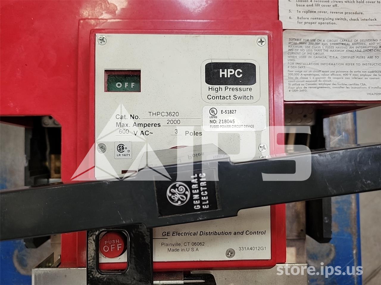2000 Amps GE Thpc Hpc Switch Mo/bi Top Feed - Image 2