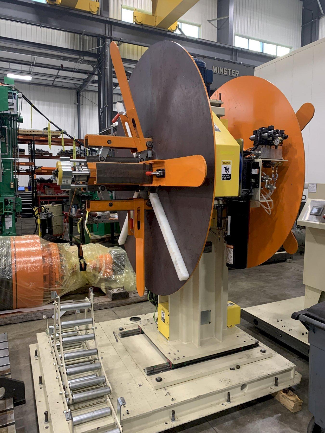 Machine Concepts #L2 14"/ DM10-14", Precision Straightener with Double Arm Decoiler, 14" width, .035" max - Image 3