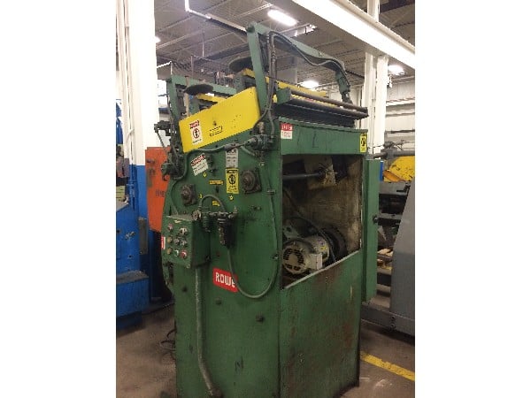 30" x .065" Rowe #B-30, Powered Coil Straightener, 7-roll, entry/exit pinch rolls - Image 3