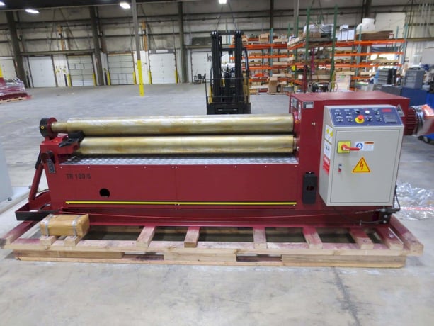 6' x 1/4" Lemas #TR-180/6, Hydraulic 3-roll Initial-pinch Plate Bending Roll, NEW - Image 1