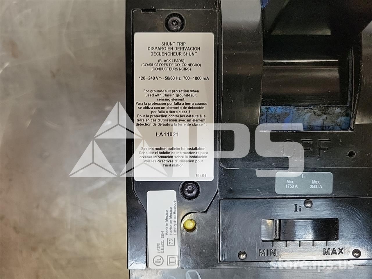 Square D Lhl Mccb Unused Surplus 120 Volts AC Shunt Trip - Image 4