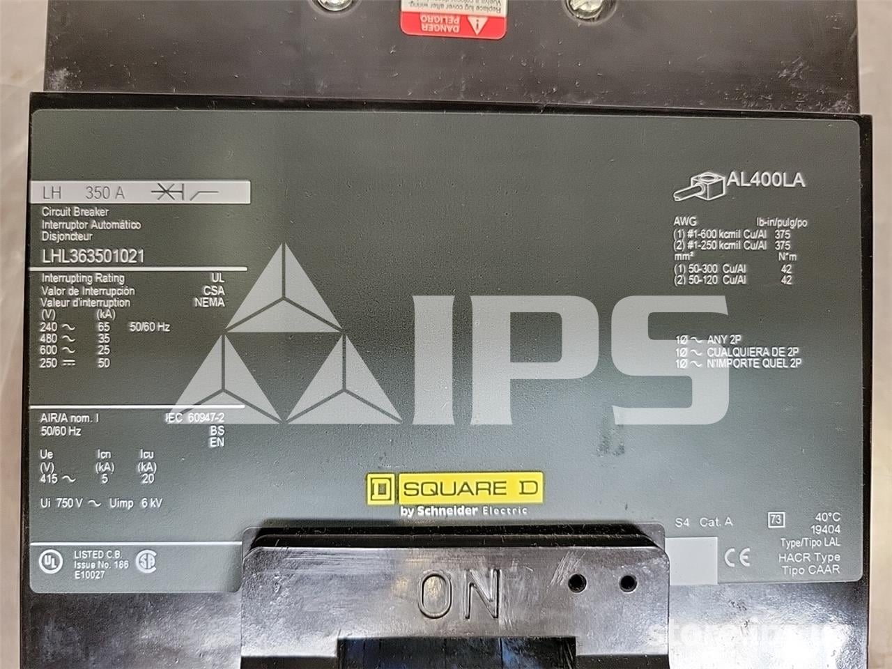 Square D Lhl Mccb Unused Surplus 120 Volts AC Shunt Trip - Image 5
