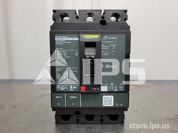 Square D Hgl Powerpact Mccb Unused Surplus 100 Amps Thermal Magnetic Trip - Image 1