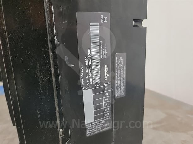 Square D Mjl Powerpact M-frame Mccb 800 Amps Trip - Image 6