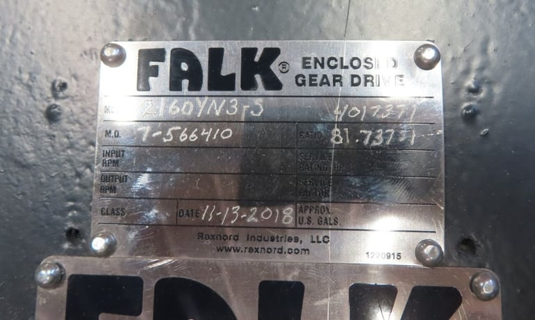 358 HP, Falk #2160YN3-S, 81.73 :1 ratio, new - Image 3