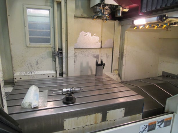 OKK #VP-9000, 40 automatic tool changer, 44" X, 36" Y, 22" Z, 20000 RPM, #40, 30 HP, 51.8" x36.2" table, Mit - Image 3