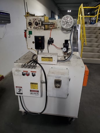 12" x 12" Granutec #TFG1212, pull roll granulator, 3 knife open rotor, 2 bed knives - Image 2