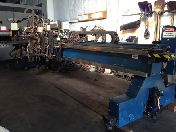 Messer #TMC4518, beveling plasma/oxygen cutting system, 18' x 20', MG Hypertherm Navigator CNC, 2000 - Image 1