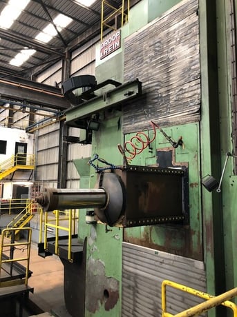 8" Droop & Rein, 40' X, 115" Y, 40" Z, 48" W,CNC 118" x149"r/tbl,angular milling attachment w/90 HP drive, 60 - Image 5
