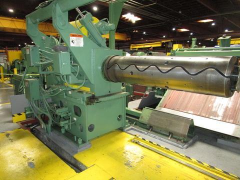 20000 lb. Stamco, mandrel uncoiler, 60" width, 72" outside dimensions, 16"-20" ID, 4 leaf hydraulic - Image 4