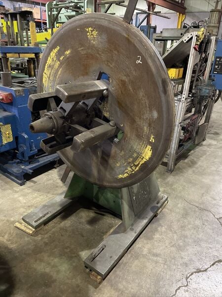 4000 lb. Littell coil reel, 12" width, 15"-20" ID, 48" outside dimensions, serial #S-8520-75 - Image 2