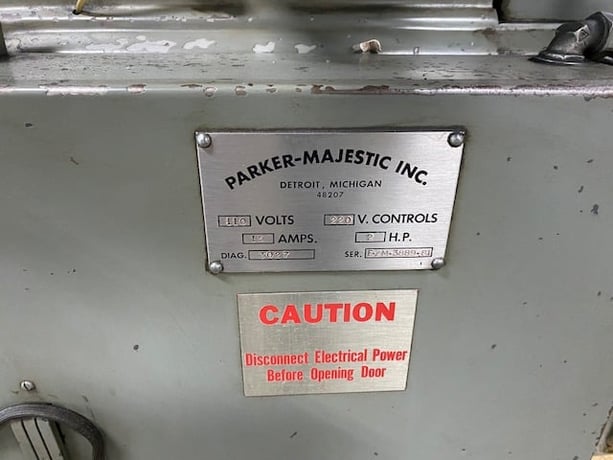 6" x 18" Parker #2Z, surface grinder, Sony 2-Axis digital read out, power elevation, one shot lube, 1981 - Image 5