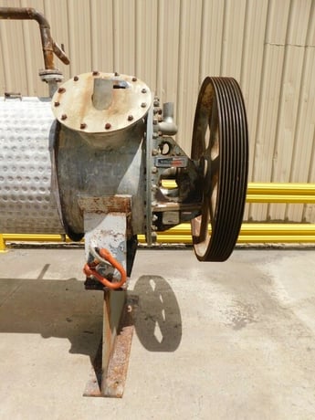 Strong Scott #SJS, Solidaire dryer/crystalizer, 36-20 size, 150 psig jacket, 50 HP, 120 RPM, cover plate is - Image 2