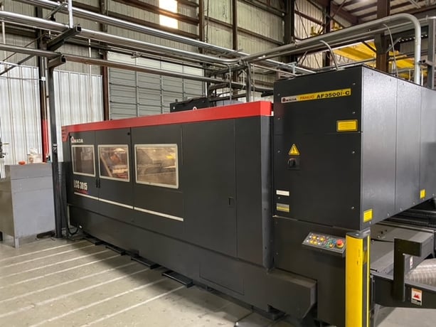 Amada #LCG3015, CNC laser cutting system, 3500 watt, 5' x 10' sheet - Image 2