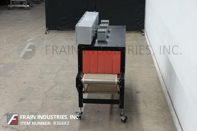 Arpac #VT122272, inline shrink tunnel rated, mounted on height adjustable legs with casters - Image 4