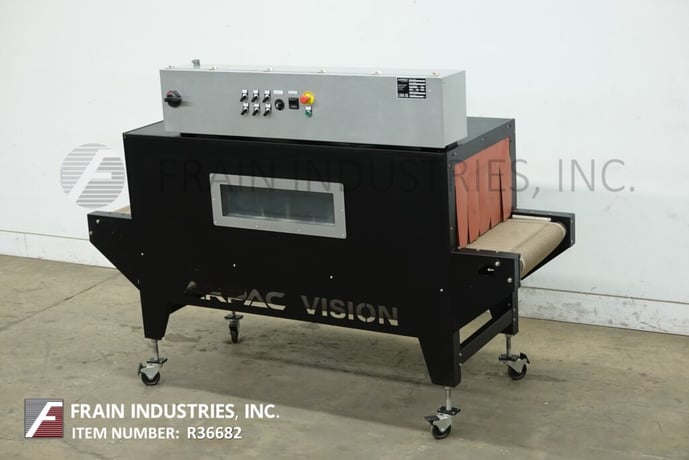 Arpac #VT122272, inline shrink tunnel rated, mounted on height adjustable legs with casters - Image 5