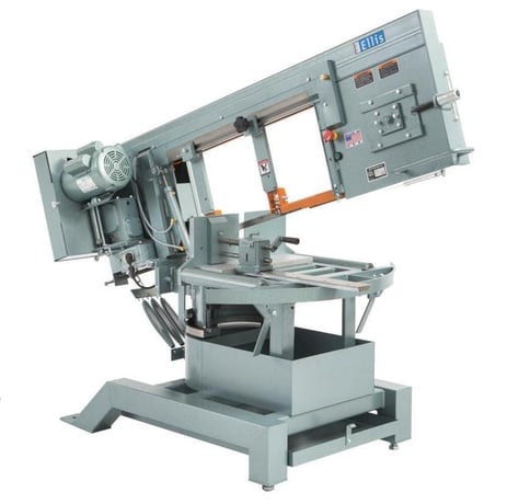 13.5" Ellis #3000, Mitre Band Saw, 220 FPM, 13' 6" x 1" x .035" blade, quick adjusting vise, automatic shut - Image 2