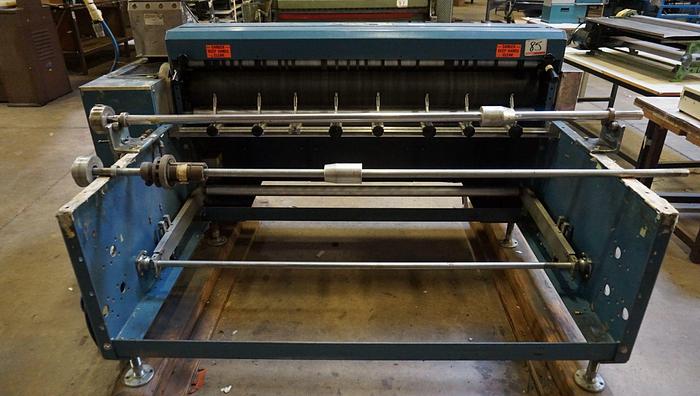 60" Rosenthal #WA-S-5-HUBZEVAA, sheeter with razor slitting - Image 2