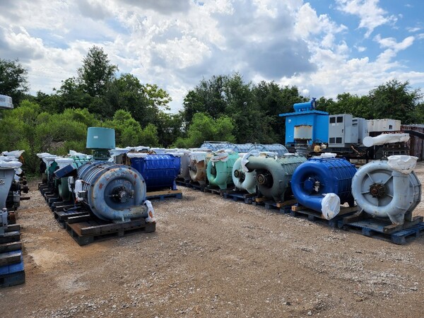 6000 scfm @ 12 psi, Hoffman Gardner Denver #752, centrifugal blower, 1-11 stage - Image 2