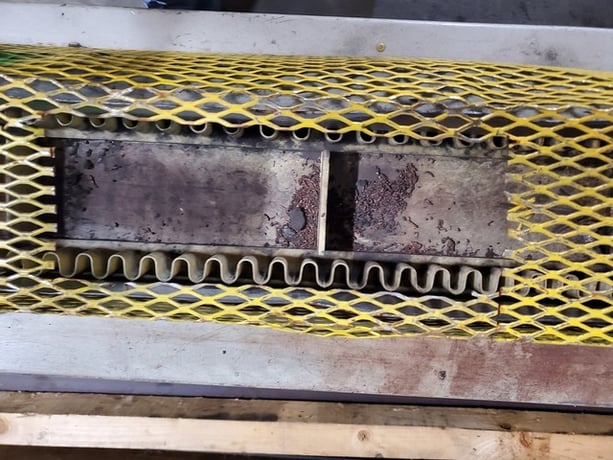 5" wide x 20' long, Rubber Belt Conveyor, 5' 6" H discharge - Image 2
