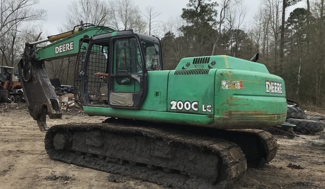 John Deere #200C, w/Labounty Shear, 7600 Hours, MSD 2000 Shear, new engine - Image 1
