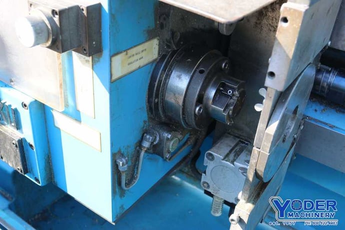 12" x 36" Nittoku #1000, twin spindle facing & centering machine, digital read out, 1990, #71045 - Image 5