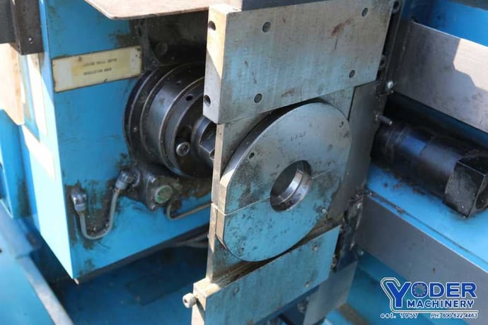 12" x 36" Nittoku #1000, twin spindle facing & centering machine, digital read out, 1990, #71045 - Image 6