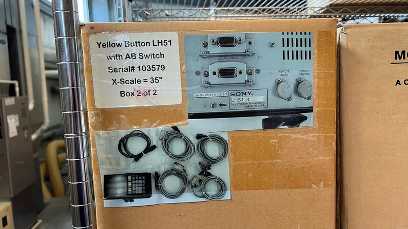 Sony #LH-51, digital readout system, 4-axis, cables, 13" x 13" x 13" box - Image 1