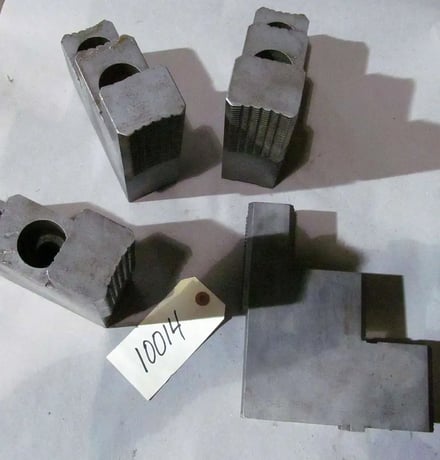 36" Chuck Jaws for 36" vertical turret lathe, Webster & Bennett, 8" tall, (4 available) - Image 3