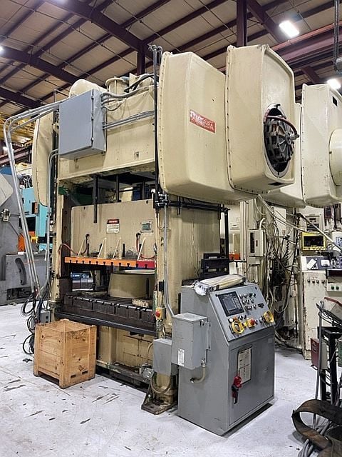 150 Ton, Niagara #SC2-150-72-36, 8" stroke, 19.2" Shut Height, 9" adj., 35-71 SPM, 72" x 36" bed, Omnilink - Image 3