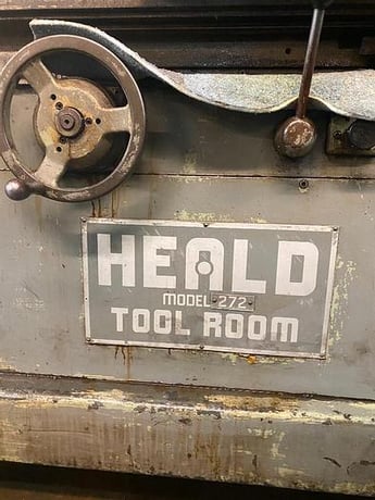Heald #272, toolroom internal grinder, 12" 4-jaw chuck, variable speed, swing down wheel dresser - Image 5