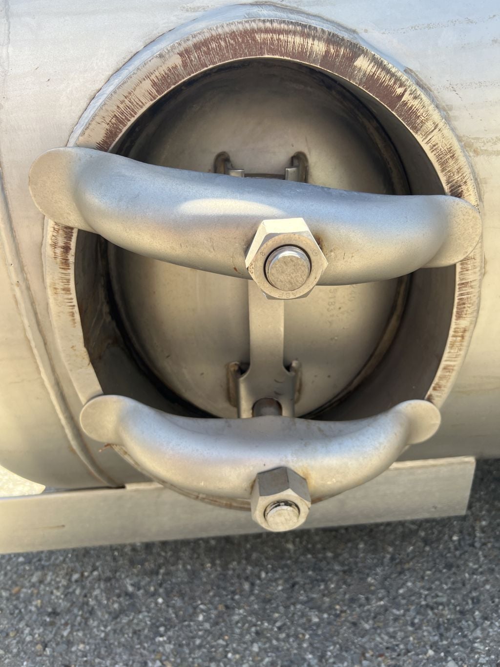 425 gallon Morfab, 304S/S Tank, 55 psi, DT/DB, 36 diameter X 96" straight side, S/N 14197,2011 - Image 6