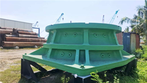 54" x 74" Kobe-Allis Chalmers gyratory crusher, flared bottom shell, #3K-BV01 - Image 5