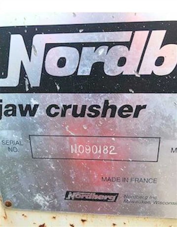 35" x 43" Nordberg #ST1109, Jaw Crusher - Image 4