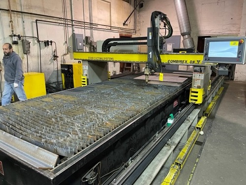 Esab #Combirex-DX3000, gantry style plasma cutting machine, 5' 6" x 21' 6", 3-Axis, 20' table, 1000 IPM - Image 1
