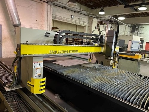 Esab #Combirex-DX3000, gantry style plasma cutting machine, 5' 6" x 21' 6", 3-Axis, 20' table, 1000 IPM - Image 4