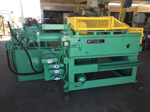 Mitchell, 3-die push pointer, 50000 lb @ 2000 PSI, 14" die travel, 16" gripper jaw length, 3" opening between - Image 1
