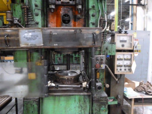 150/110 Ton, Bliss #3-3/4B, toggle press, 15"/22" stroke, 30" x 29" bed, 6" adjudtment, air clutch - Image 7