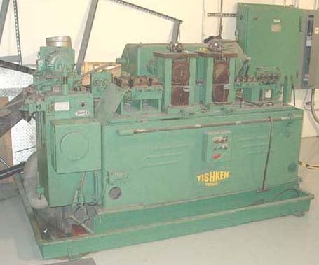 6" x 4" Tishken #ST2-C02, 2 stand tandem wire shaping & cutoff line - Image 1